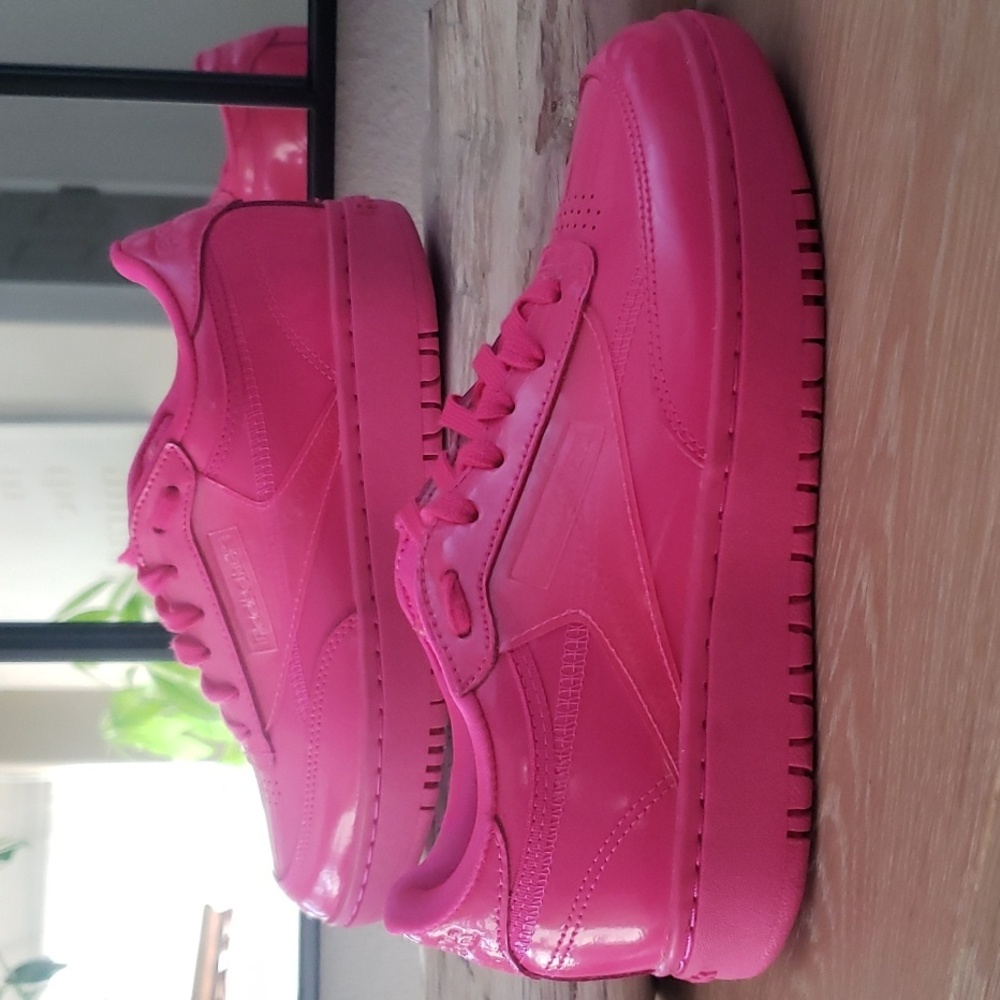Reebok Cardi B Coated Club C Double Dynamic Pink Sneakers